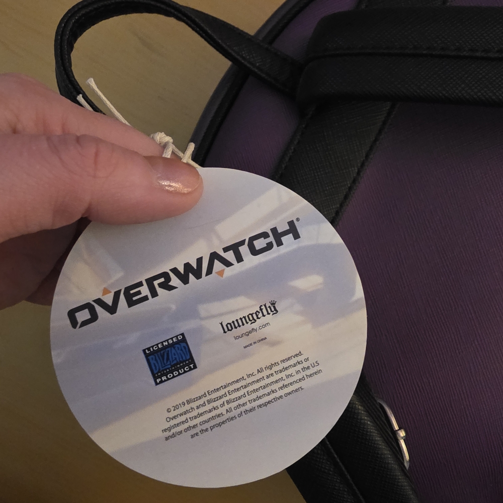 Loungefly Overwatch Widowmaker MINI Backpack - Picture 4 of 7